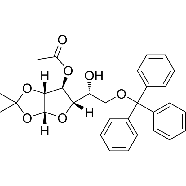 3-Acetyl-1,2-O-isopropylidene-6-O-trityl-α-D-galactofuranose 109680-97-9
